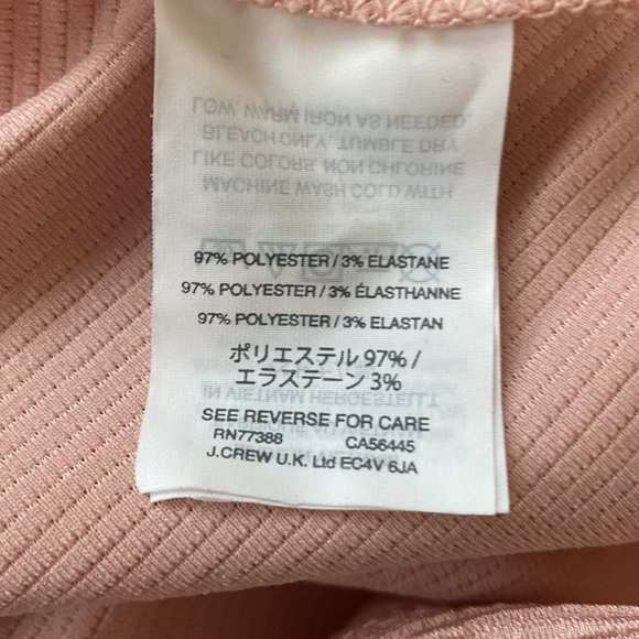 Madewell Pink Textured Ruffle Crop Top - Picture 10 of 11